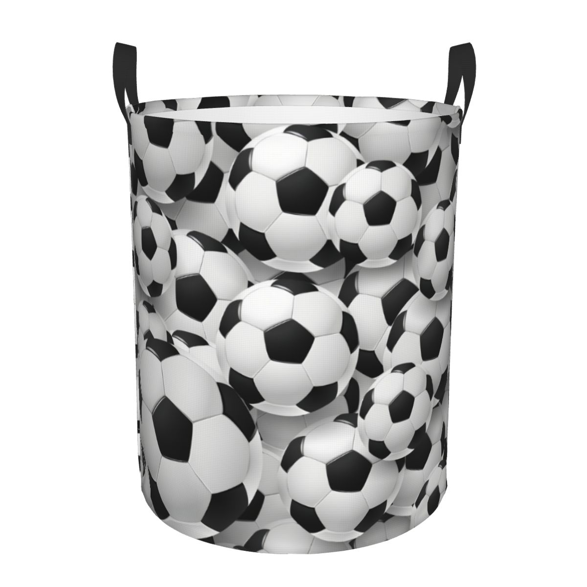 Baby Products Hamper - Custom Cool Soccerly Footbally Print Laundry