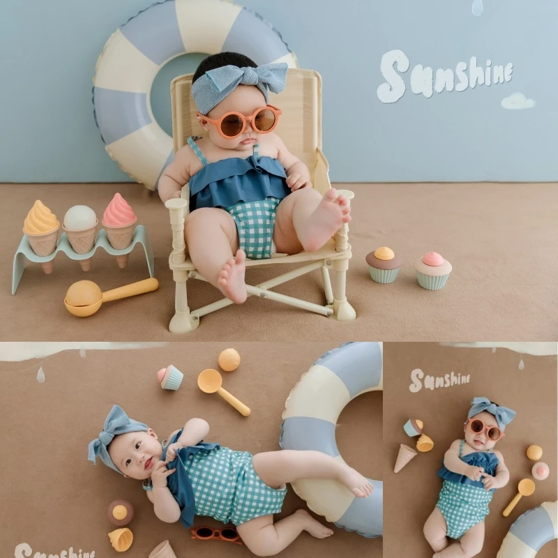 Baby Products For Summer - Newborn Baby Photography Props Summer Swimsuit