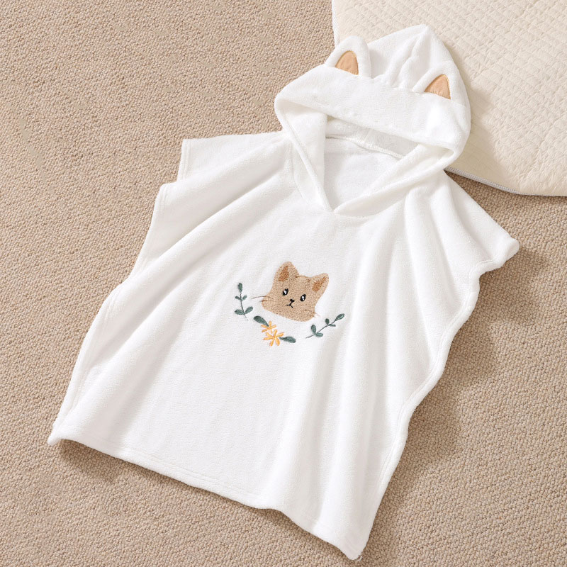 Baby Hooded Bathrobe Kids Bath - Baby Products For Summer 评论和价格
