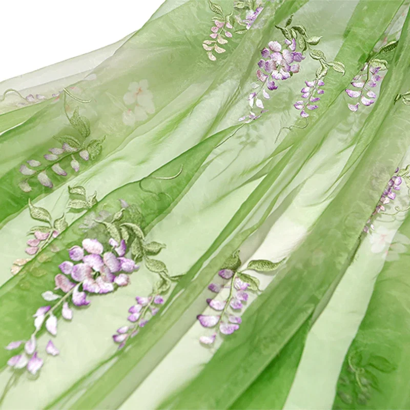 Wisteria Embroidery Fabric DIY - Baby Products For Summer 评论和价格