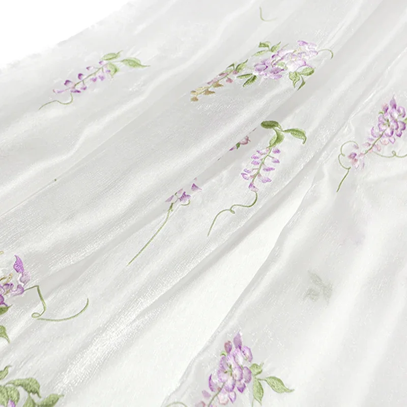 Wisteria Embroidery Fabric DIY - Baby Products For Summer 评论和价格